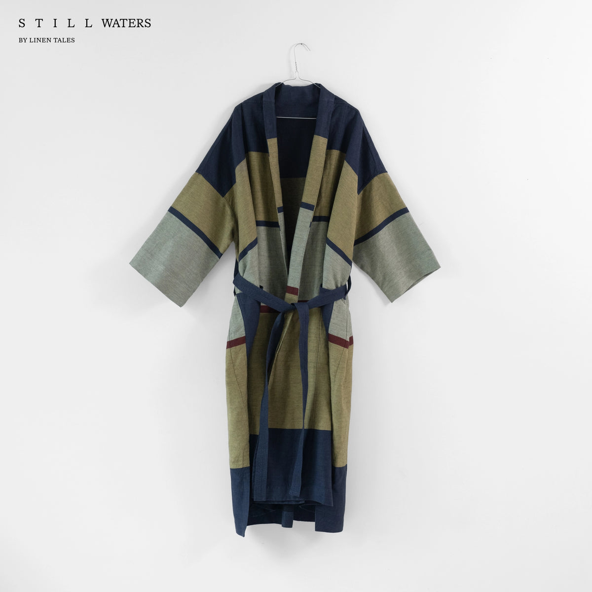 Still Waters Stripe Linen Gown