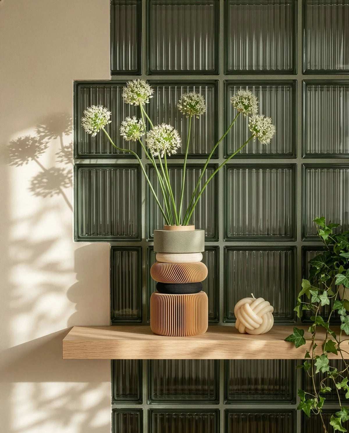 NU Olive Modular Vase
