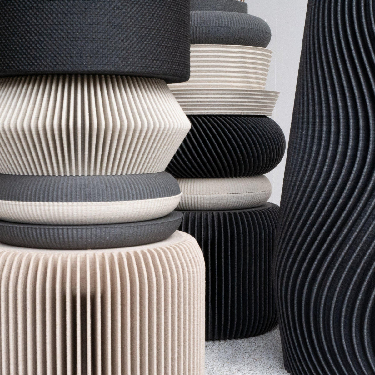 NU Modular Vase | Dark Grey |